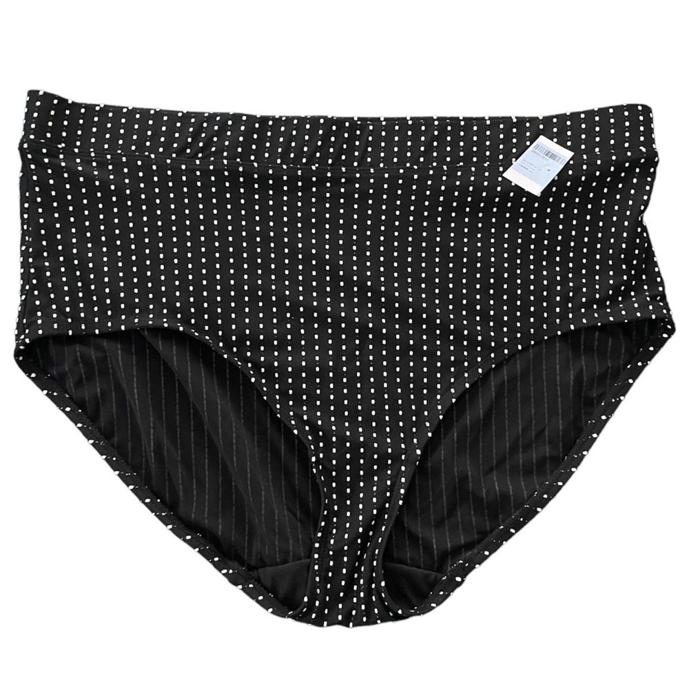 Lane Bryant Cacique NWT Polka Dot Swim Bottoms
